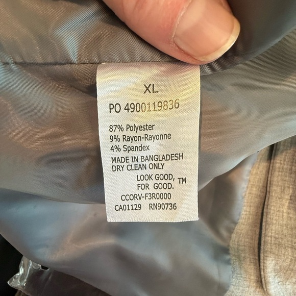 Men's Kenneth Cole Gray Vest - Picture 5 of 5